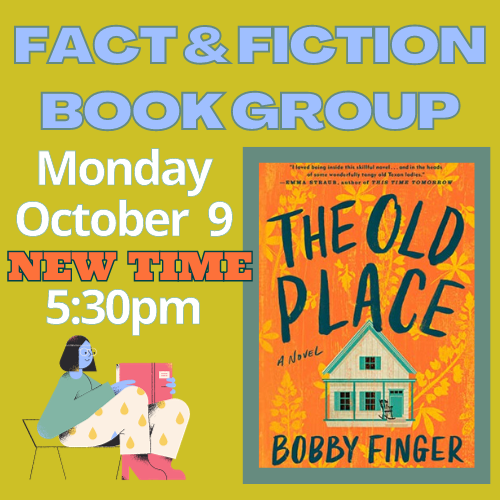 Fact & Fiction Book Group – NEW TIME