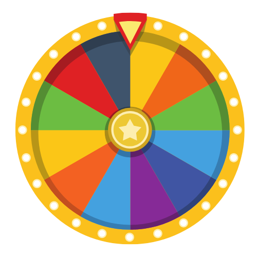 OUR ACTUAL PRIZE WHEEL IS EVEN MORE AMAZING.