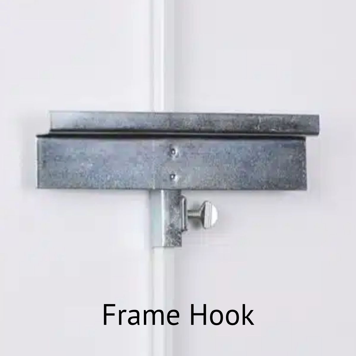 "Frame Hook" fixture for Walker Art Display system