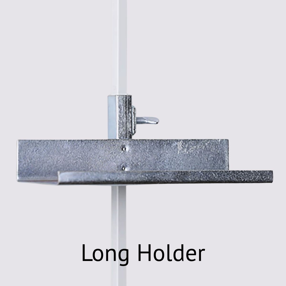 "Long Holder" fixture for Walker Art Display system