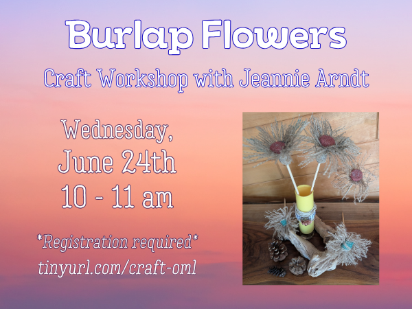 Burlap Flowers – Mini Craft Workshop