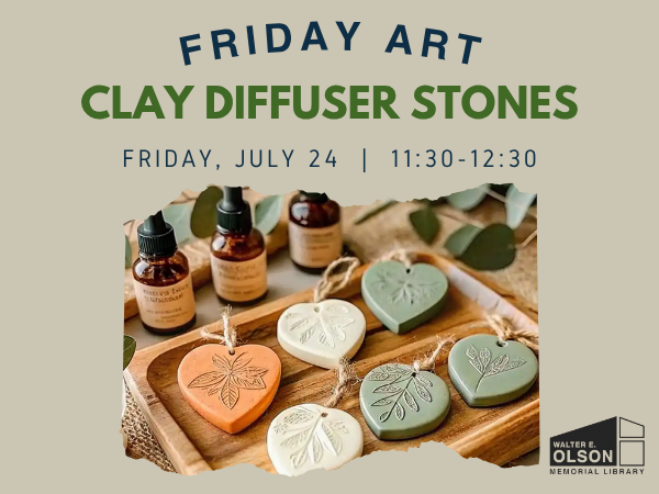 Friday Art: Clay Diffuser Stones